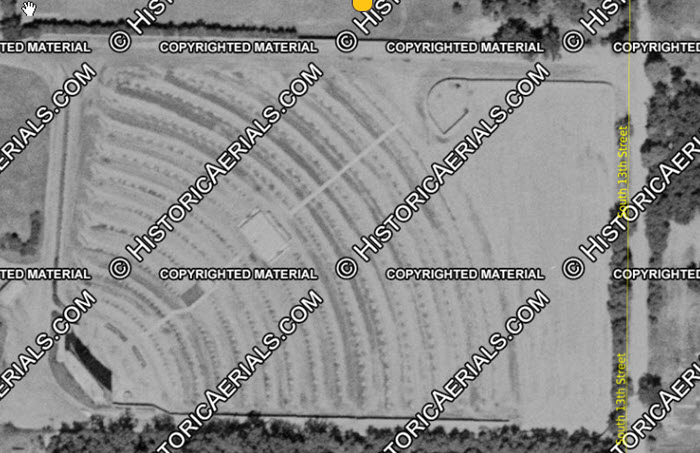 Niles 31 Outdoor Theatre - 1955 Aerial (newer photo)